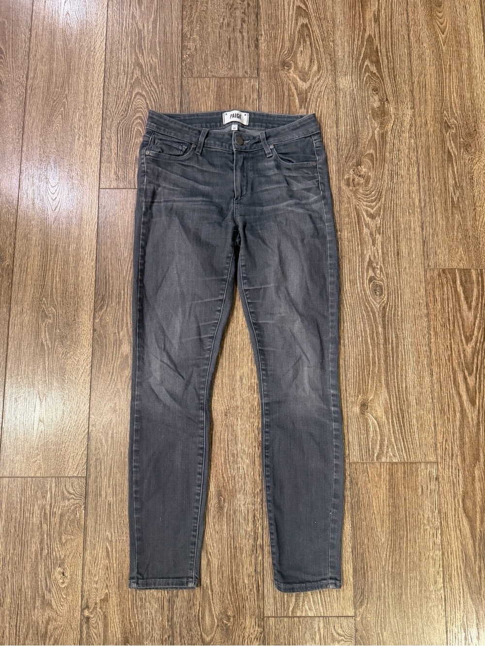 PAIGE Black-Grey Skinny Jeans for Women